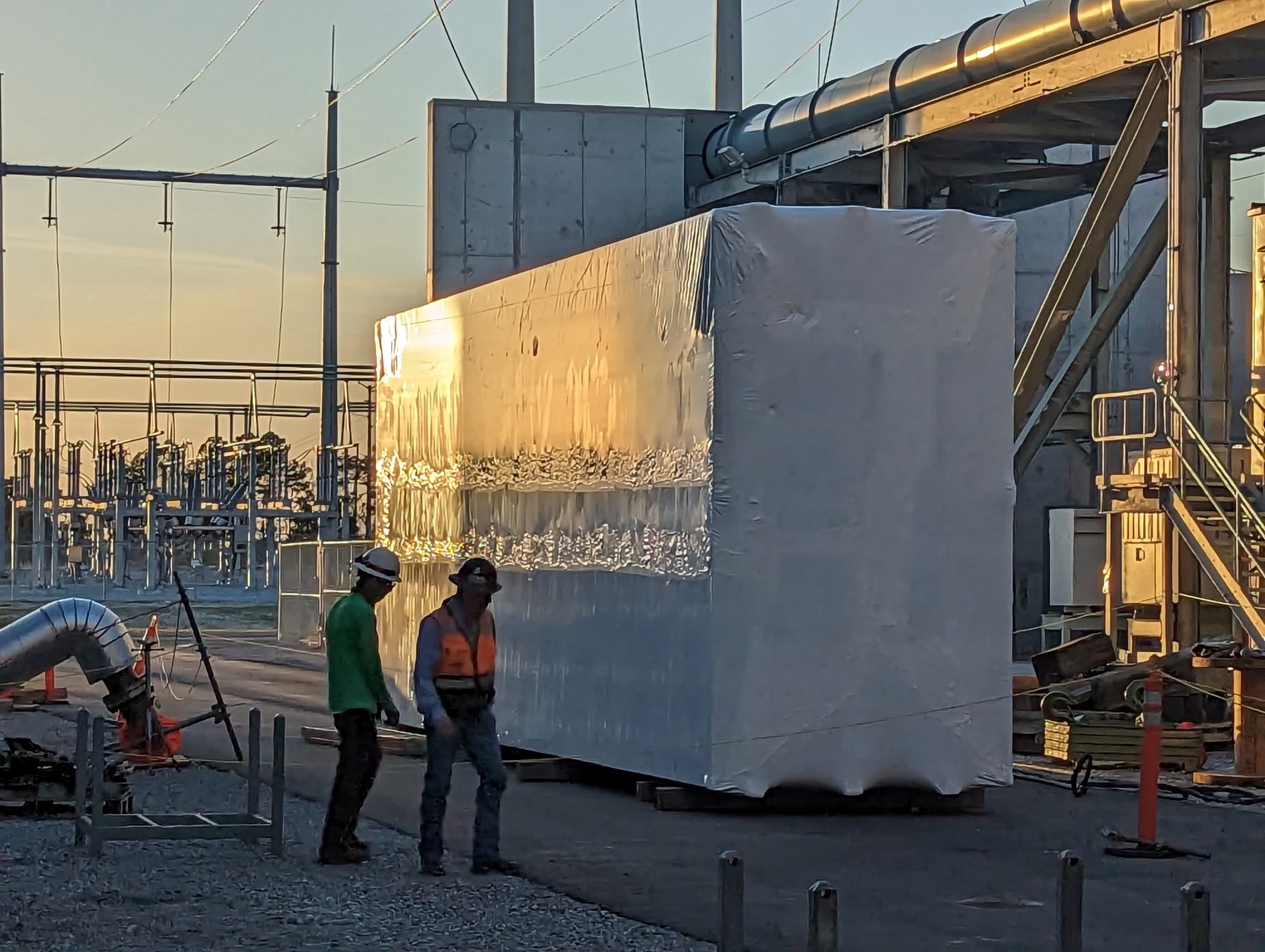 Industrial wall or equipment enclosure